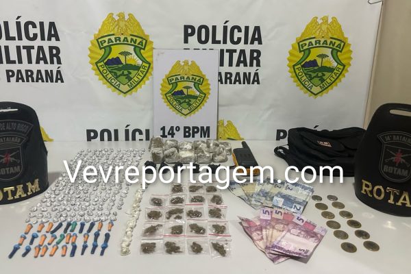 ROTAM Apreende Drogas em Medianeira Após Fuga de Suspeito