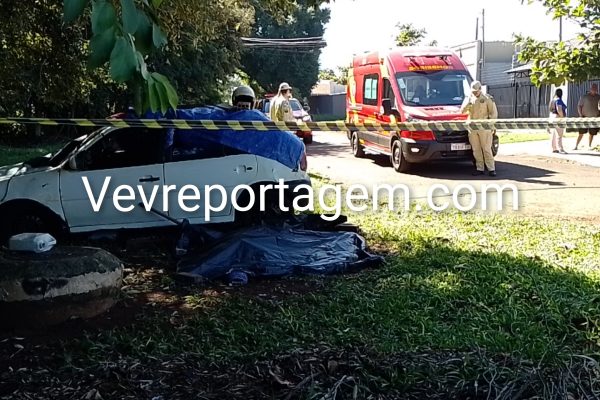 Jovem é morto a tiros em via pública no bairro Jardim Itália, em Foz do Iguaçu