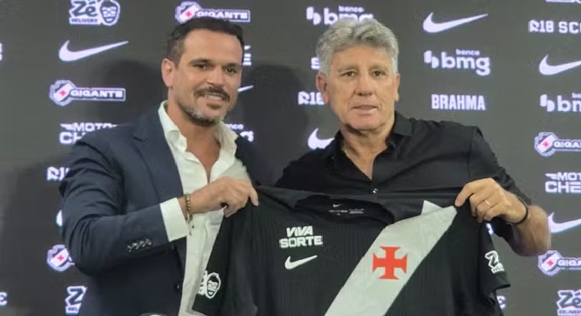 Renato Gaúcho aponta Brasileirão como prioridade do Vasco e afirma: “Venho com muito tesão”