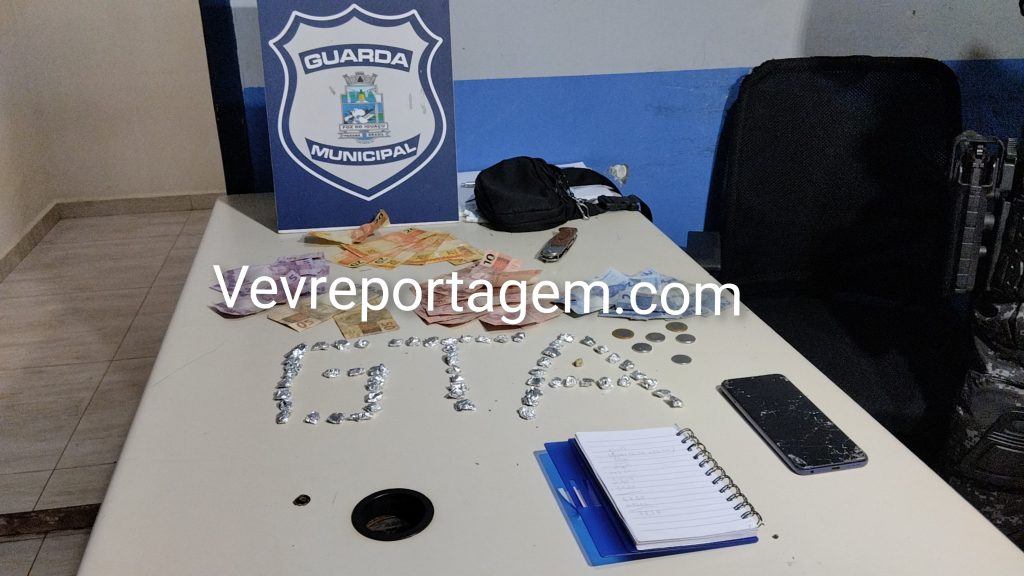 GTA da Guarda Municipal prende indivíduo por tráfico de drogas na Praça da Bíblia