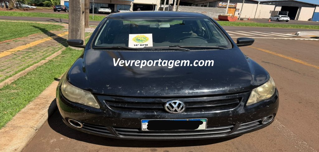 Policia Militar apreende veiculo com sinas de adulteração