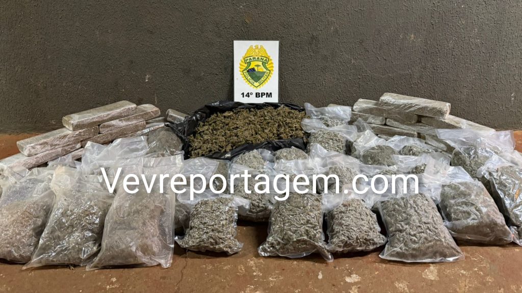 Polícia Militar apreende mais de 34 quilos de maconha na comunidade do Queijo