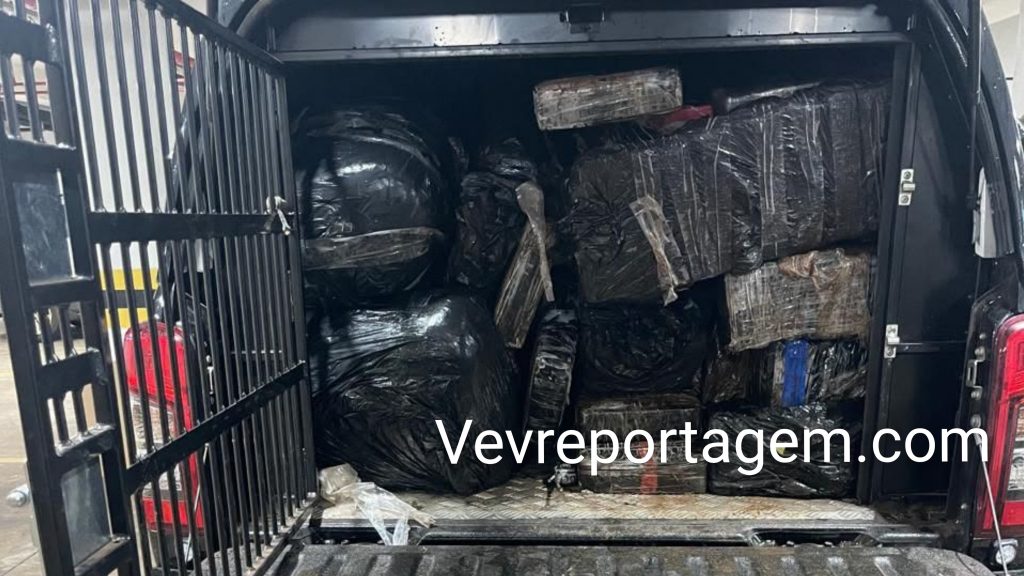 BPFRON e Polícia Federal apreendem mais de 370 quilos de maconha em Foz do Iguaçu