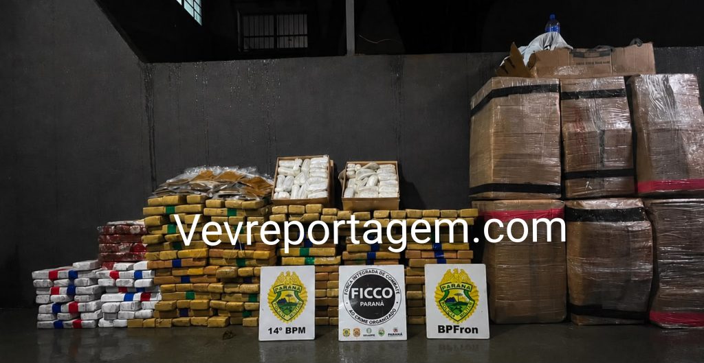 Operação integrada apreende mais de 500 quilos de drogas e prende dois indivíduos em Foz do Iguaçu