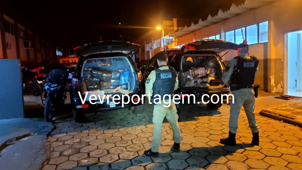 ROCAM apreende maconha escondida em carga de carreta em Foz do Iguaçu