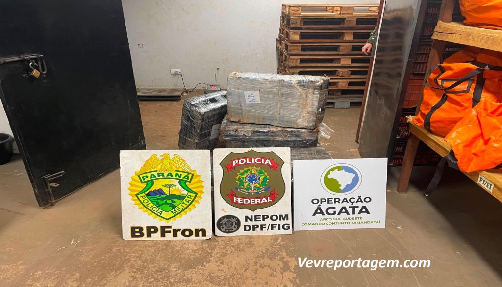 Ação conjunta resulta na apreensão de mais de 200 quilos de maconha em Foz do Iguaçu