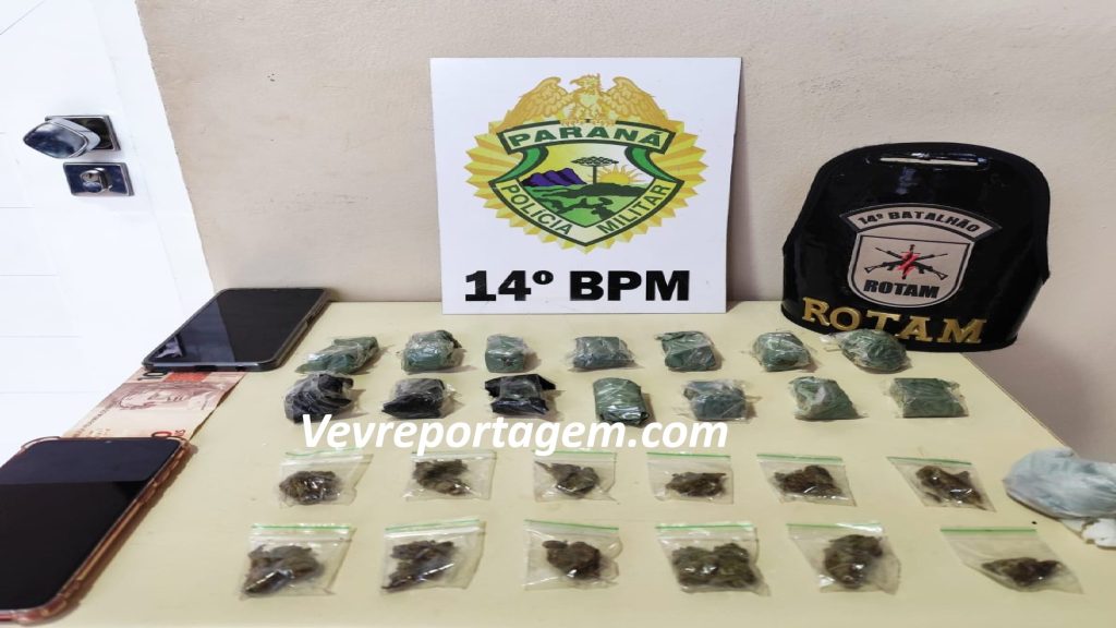 Polícia Militar apreende 73 gramas de substância análoga à cocaína em Medianeira