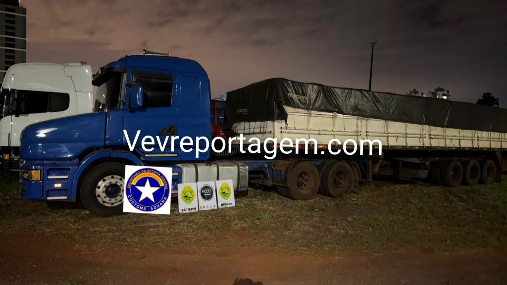 Polícia apreende maconha escondidos em carga de trigo na BR-277, em Foz do Iguaçu