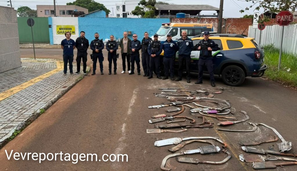 Foztrans e GM destroem cerca de 100 escapamentos irregulares